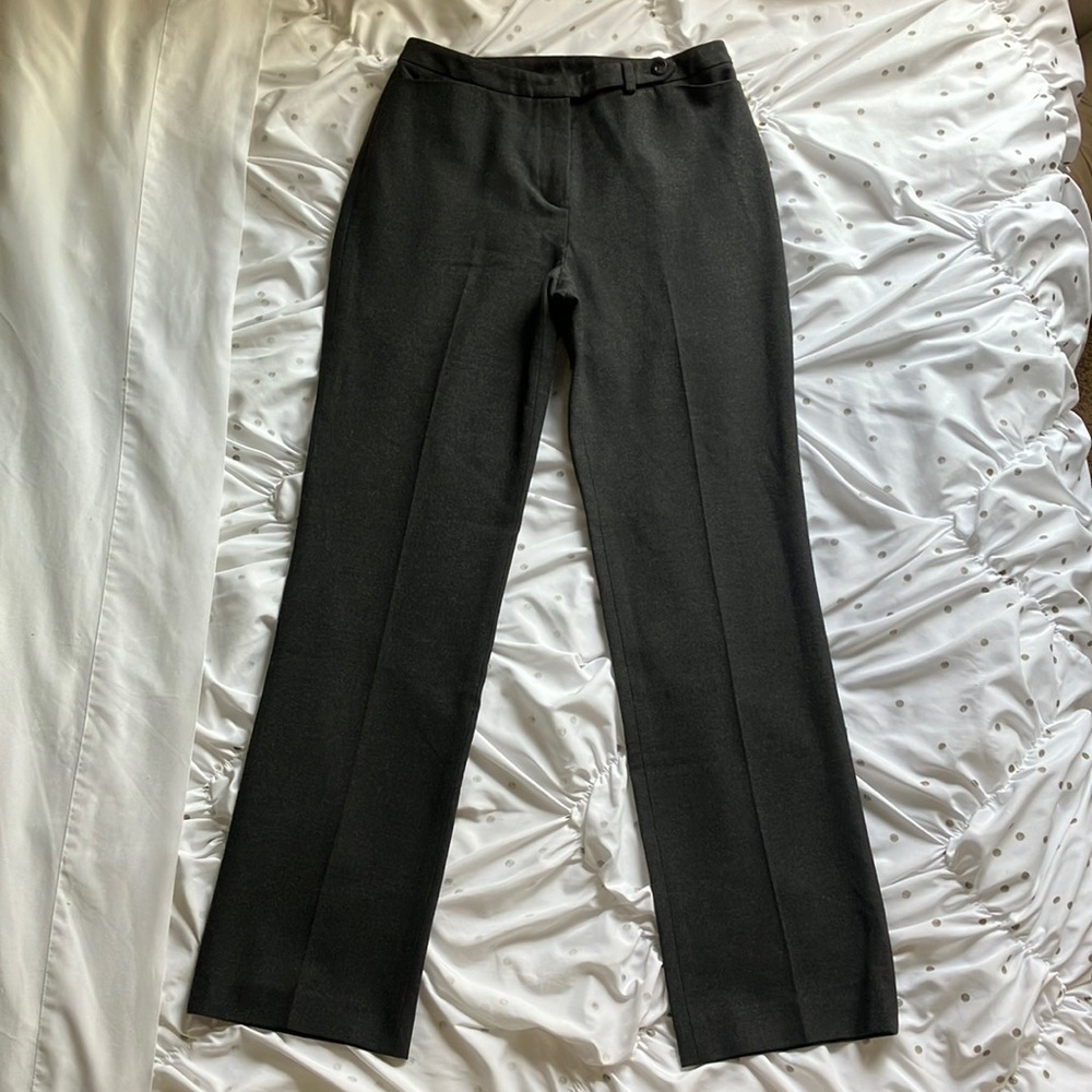 Charcoal gray loft slacks